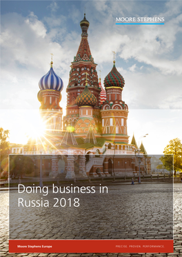 Doing Business in Russia 2018