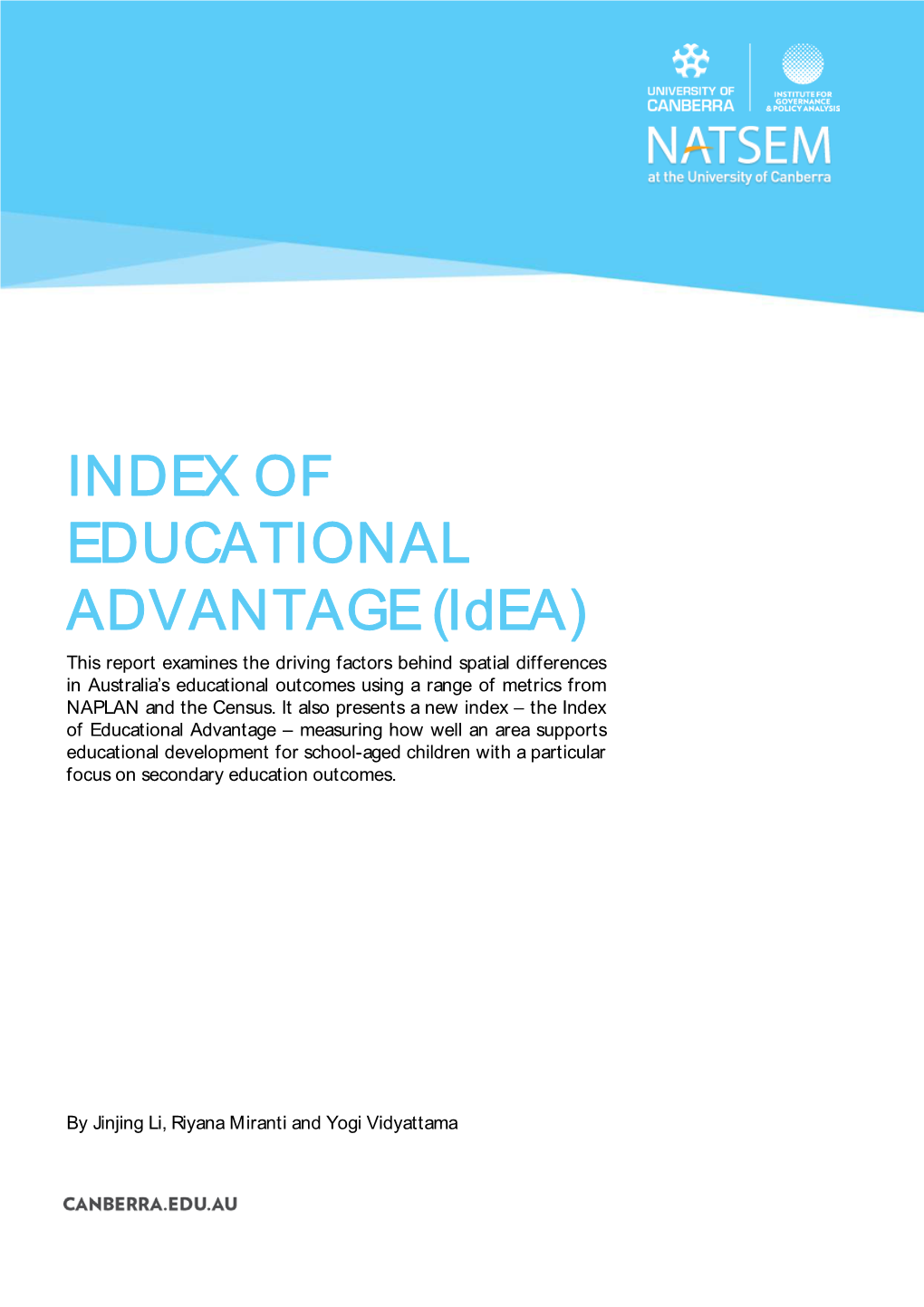 Of Educational Advantage