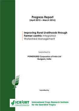 Progress Report (April 2015 – March 2016)