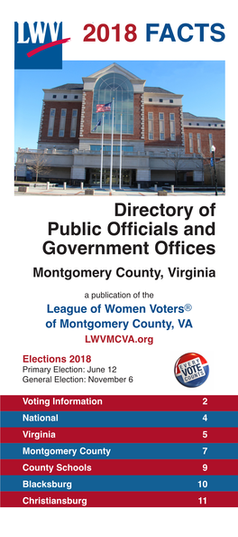 2018 FACTS Directory of Public Officials