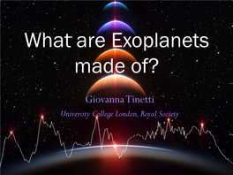 What Are Exoplanets Made Of?
