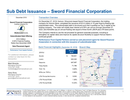 Sword Financial Corporation