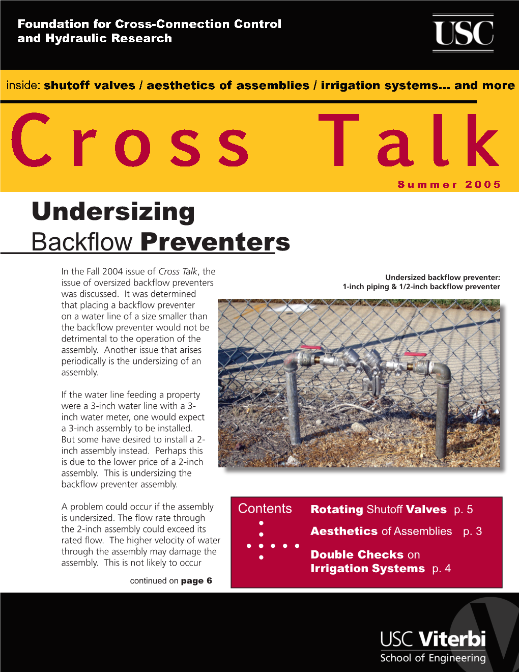 Undersizing Backflow Preventers