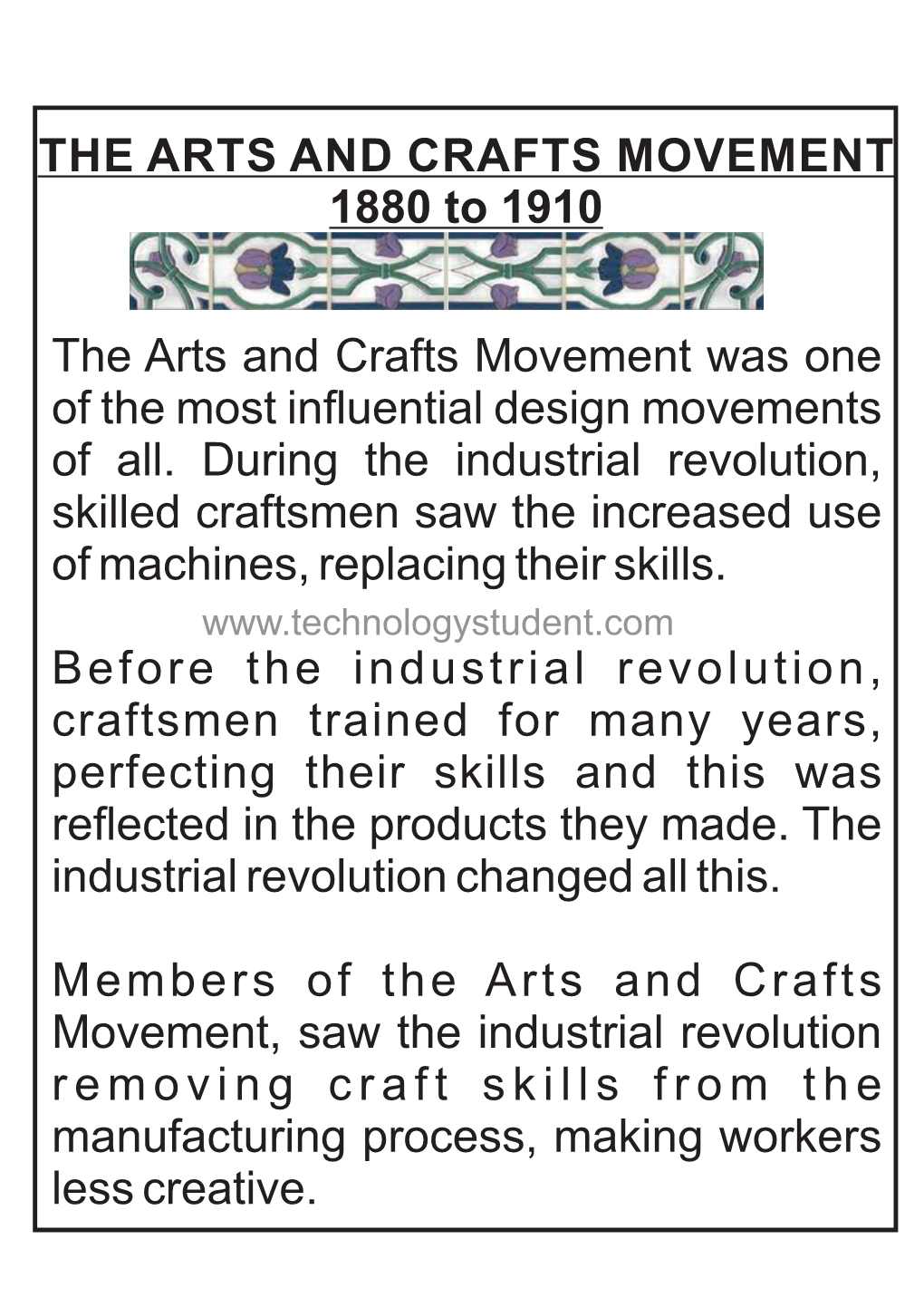 The Arts and Crafts Movement Was One of the Most Influential Design