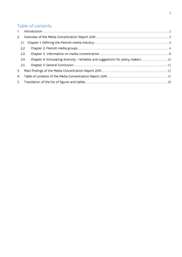 Table of Contents 1 Introduction