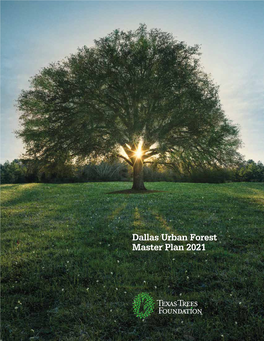City of Dallas 2021 Urban Forest Master Plan