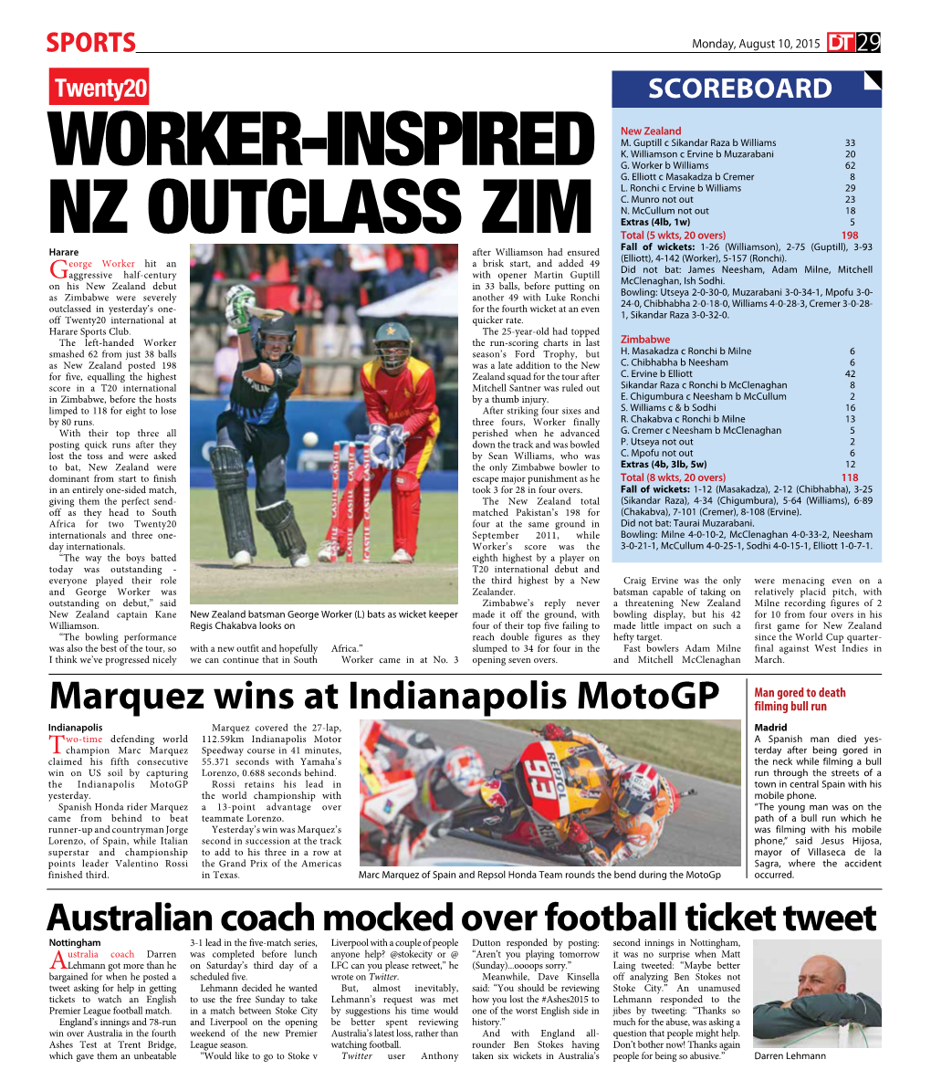 Worker-Inspired Nz Outclass