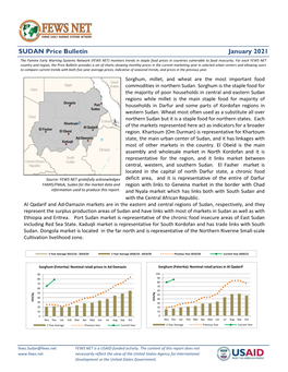 SUDAN Price Bulletin January 2021