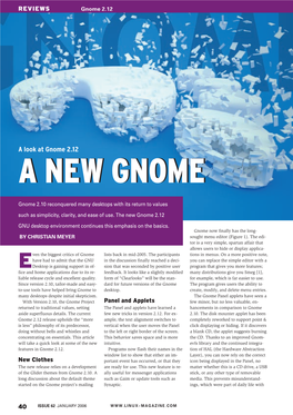 A Look at Gnome 2.12 AA NEWNEW GNOMEGNOME