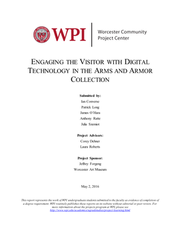 Engaging the Visitor with Digital Technology in the Arms and Armor Collection