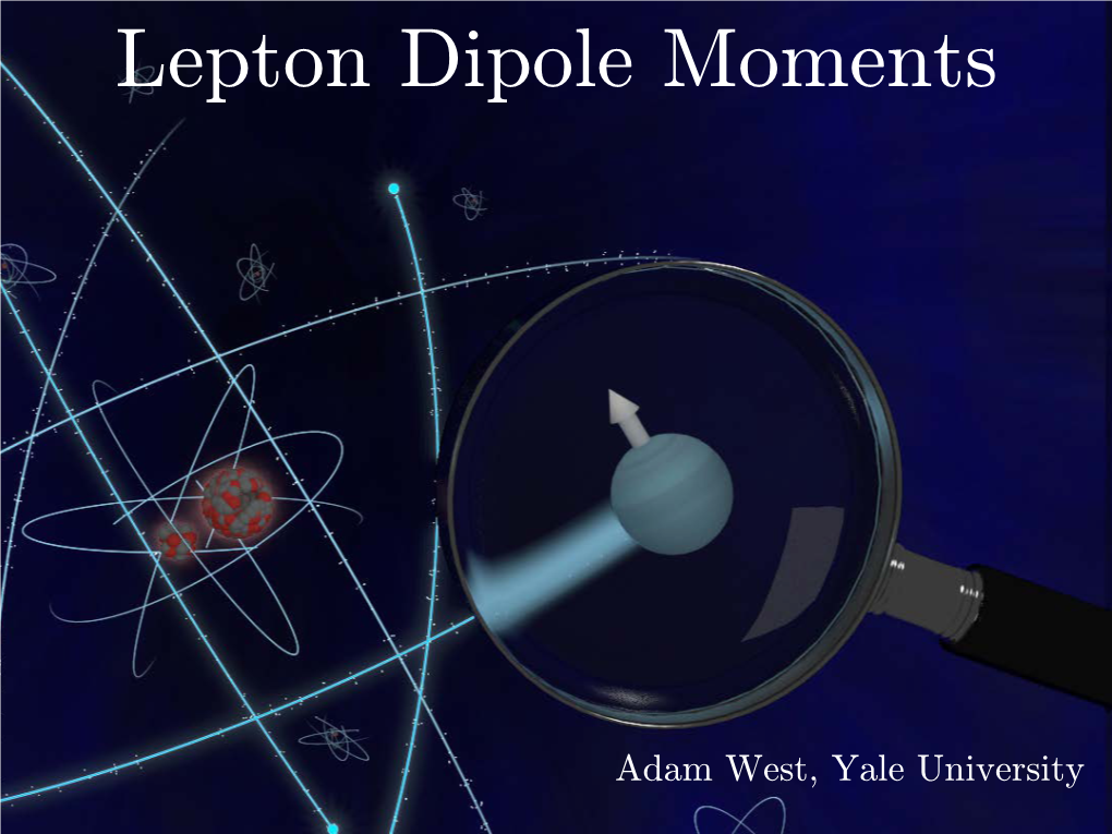 Lepton Dipole Moments