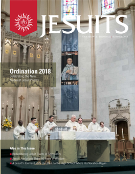 Ordination 2018 Celebrating the New Midwest Jesuit Priests