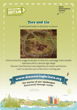 Tors and Tin a Self Guided Walk on Dartmoor in Devon