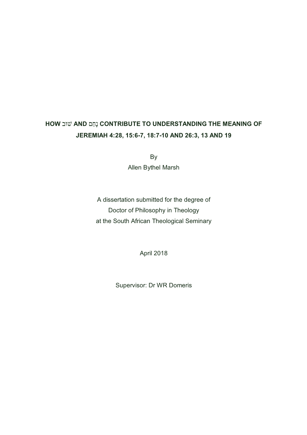 Download Thesis