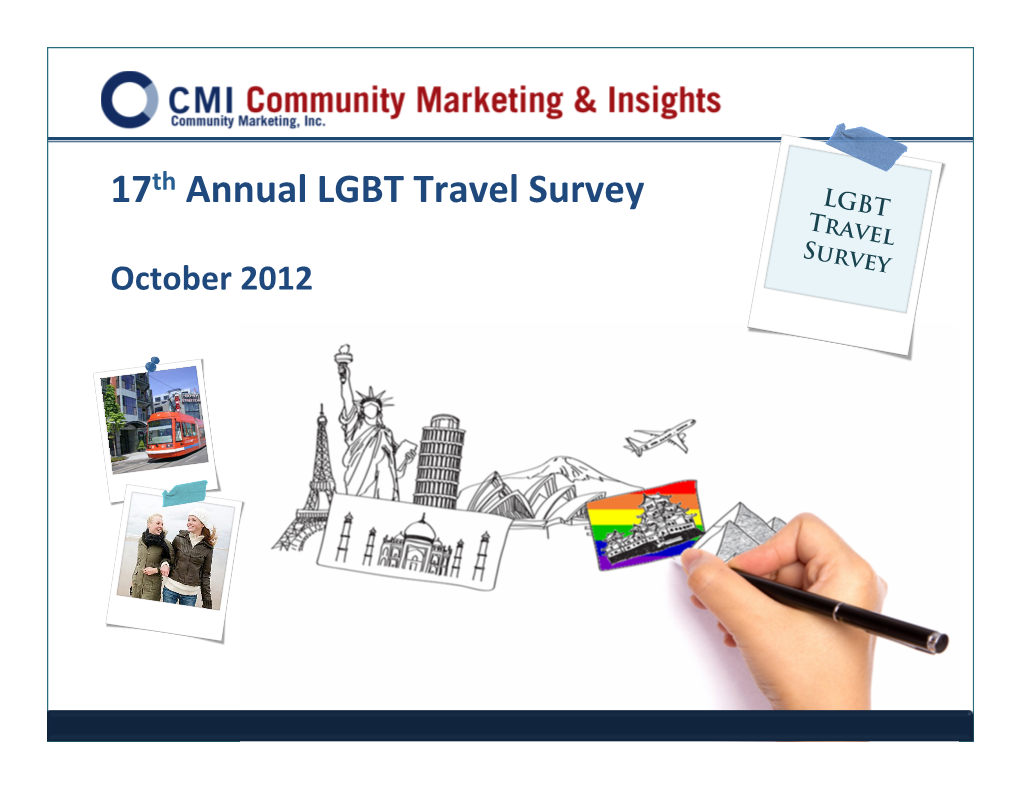 17Th Annual LGBT Travel Survey