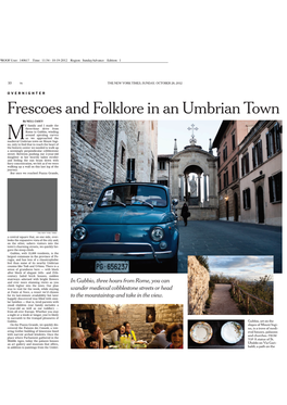 Frescoes and Folklore in an Umbrian Town