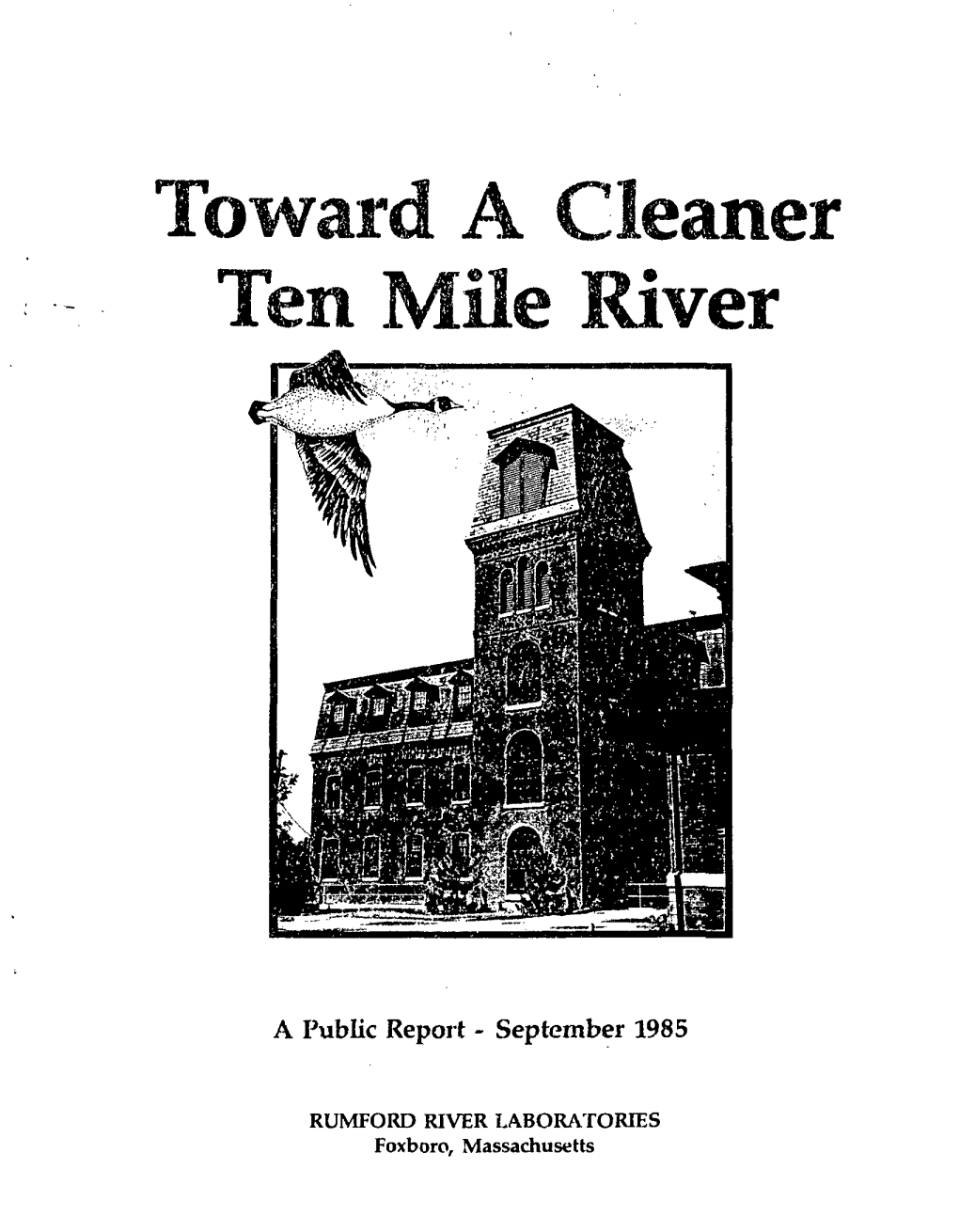 Toward a Cleaner Ten Mile River