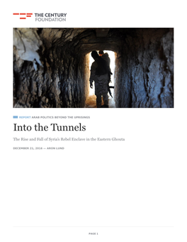 Into the Tunnels