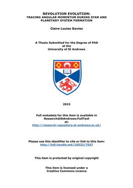 Claire L. Davies Phd Thesis