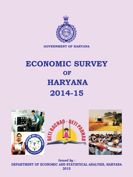 Economic Survey Haryana 2014-15 Ey