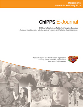 Chipps E-Journal Pediatric Palliative and Hospice Care Issue #54; February 2019