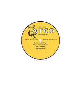 Early Atco Albums (1957-1962)