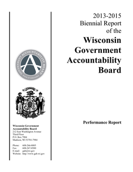 Wisconsin Government Accountability Board