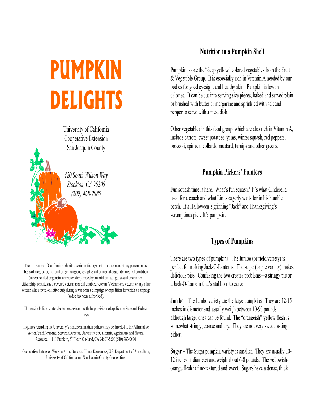 Pumpkin Delights