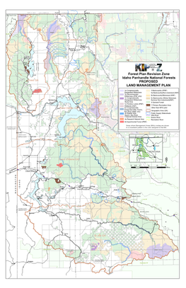 Forest Plan Revision Zone Idaho Panhandle National Forests PROPOSED LAND MANAGEMENT PLAN