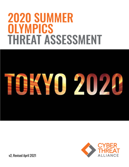Updated CTA 2020 Summer Olympics Threat Assessment