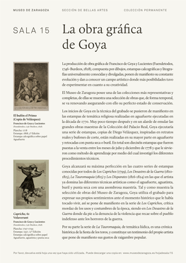 La Obra Gráfica De Goya