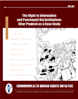 The Right to Information and Panchayati Raj Institutions: Uttar