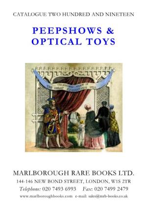Peepshows & Optical Toys