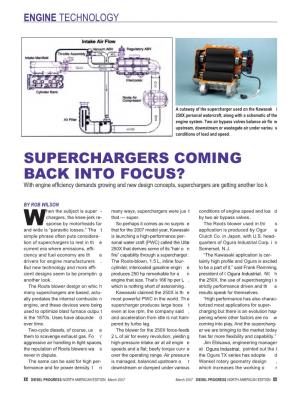 Superchargers Coming Back Into Focus?