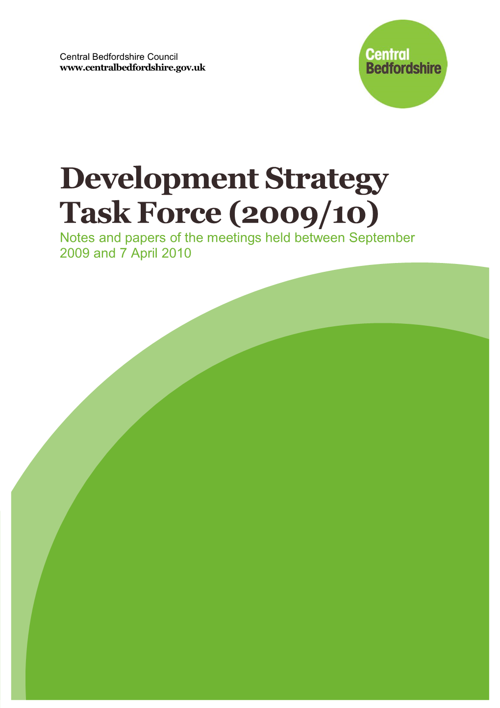 Development Strategy Task Force Notes