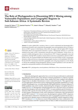 The Role of Phylogenetics in Discerning HIV-1 Mixing Among Vulnerable Populations and Geographic Regions in Sub-Saharan Africa: a Systematic Review