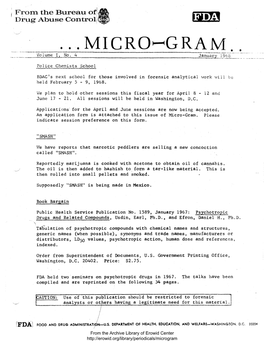 Microgram Journal, Vol 1 , Number 4