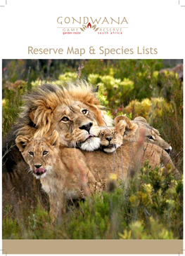 Reserve Map & Species Lists