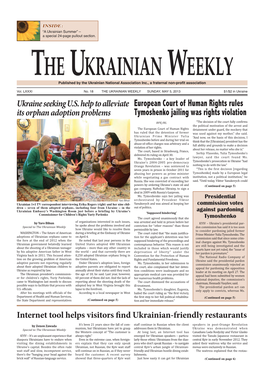 The Ukrainian Weekly 2013, No.18
