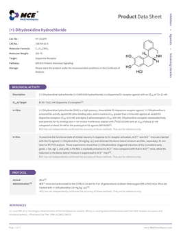 (+)-Dihydrexidine Hydrochloride | Medchemexpress