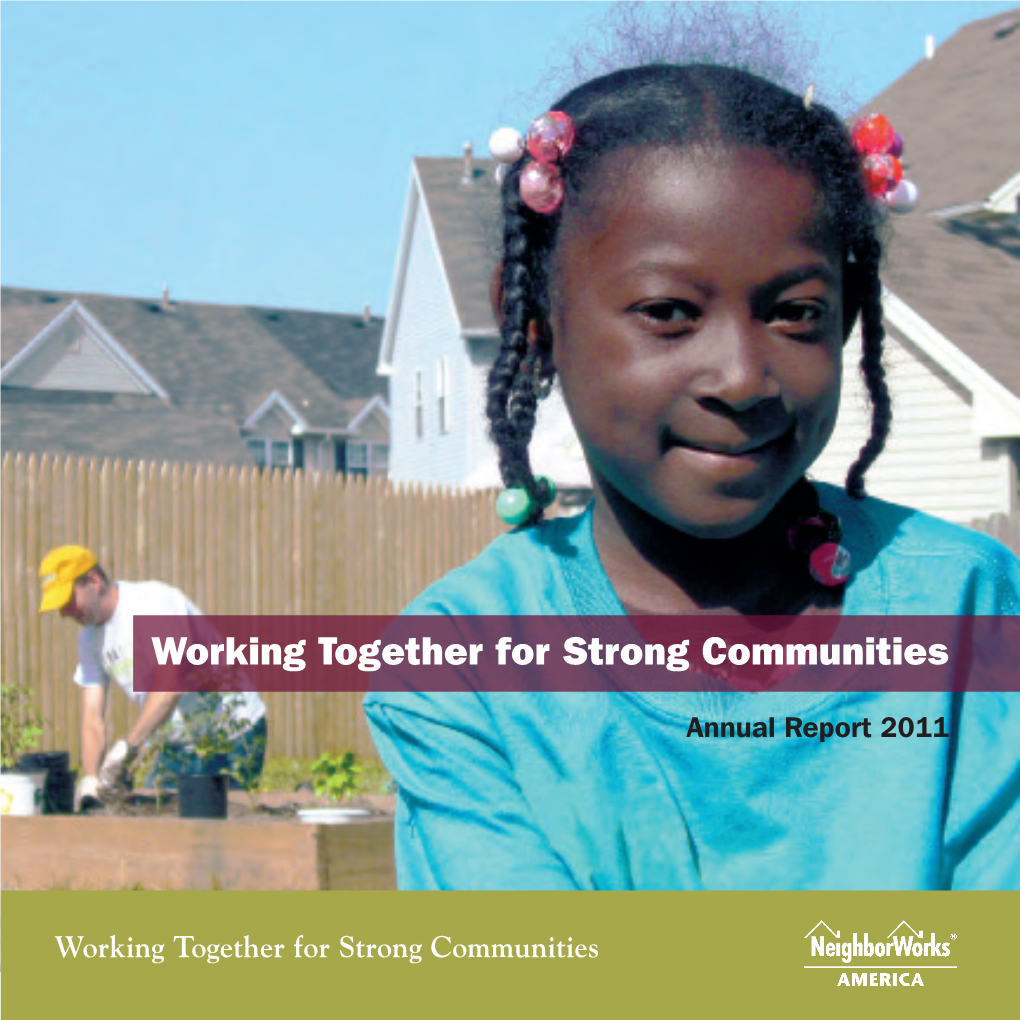 Working Together for Strong Communities