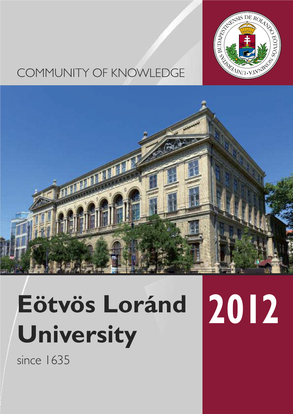 Eötvös Loránd University CONTENTS 3