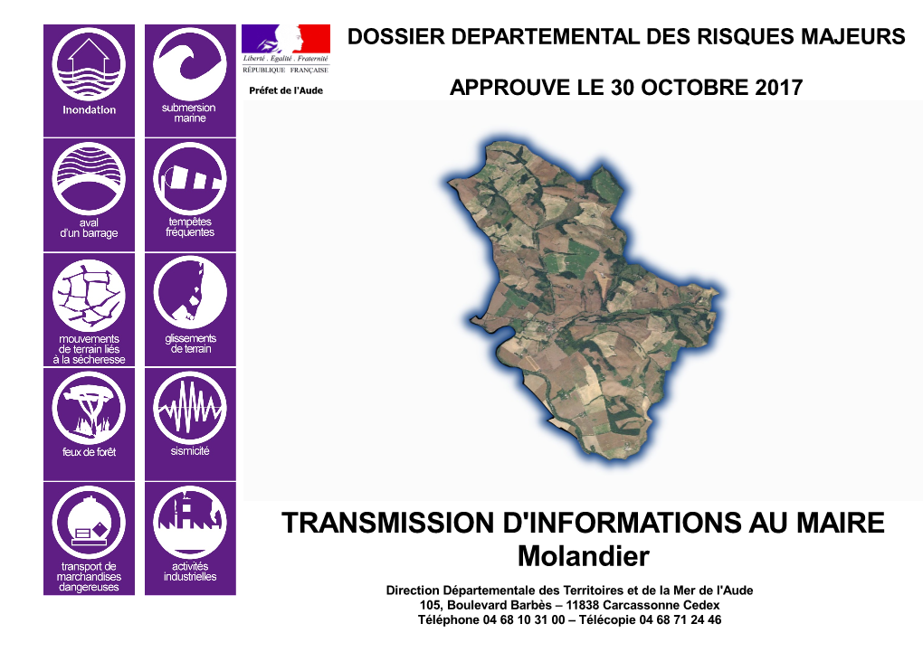 TRANSMISSION D'informations AU MAIRE Molandier