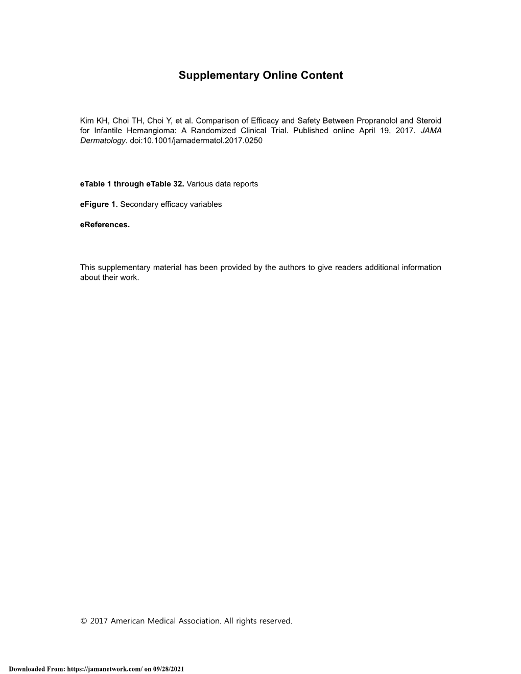 Comparison of Efficacy and Safety Between Propranolol and Steroid for Infantile Hemangioma: a Randomized Clinical Trial