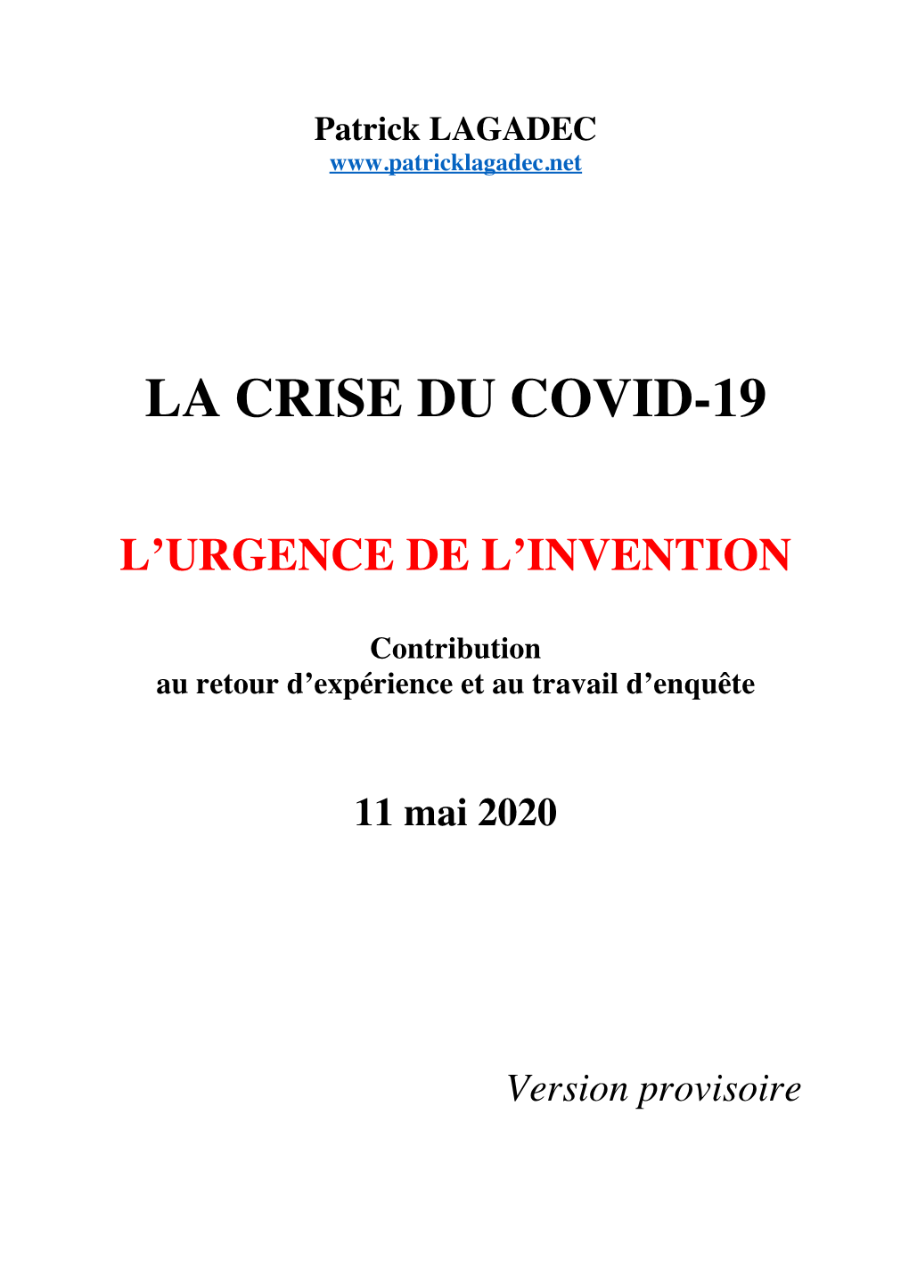 La Crise Du Covid-19