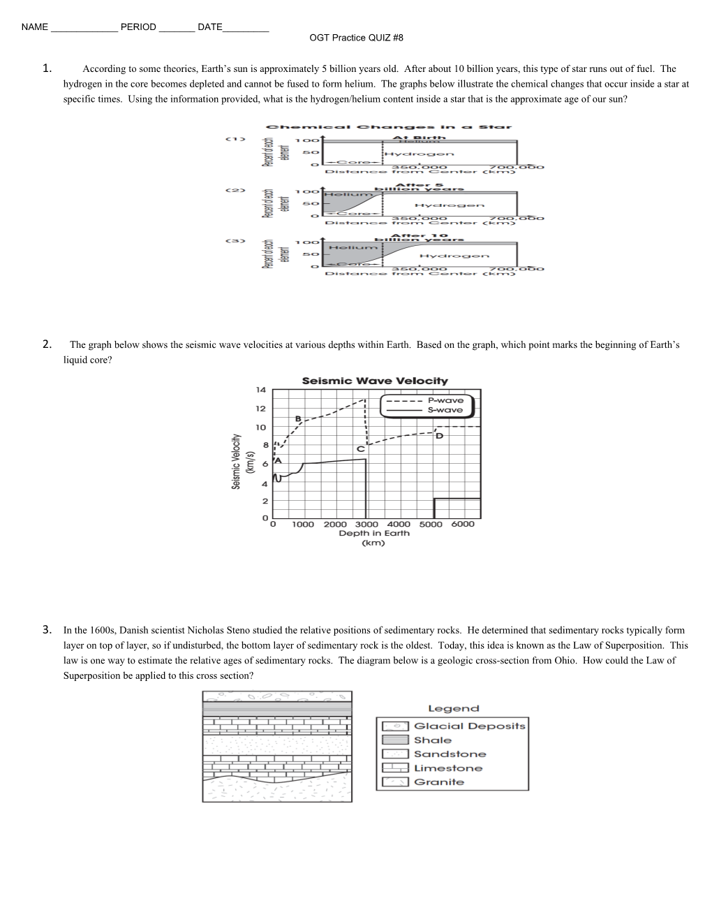 OGT Practice QUIZ #8