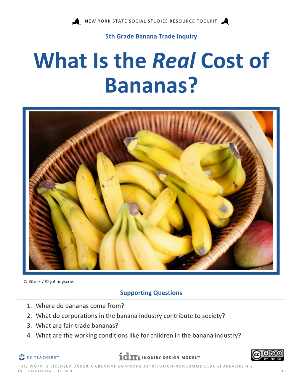 What Is the Real Cost of Bananas?