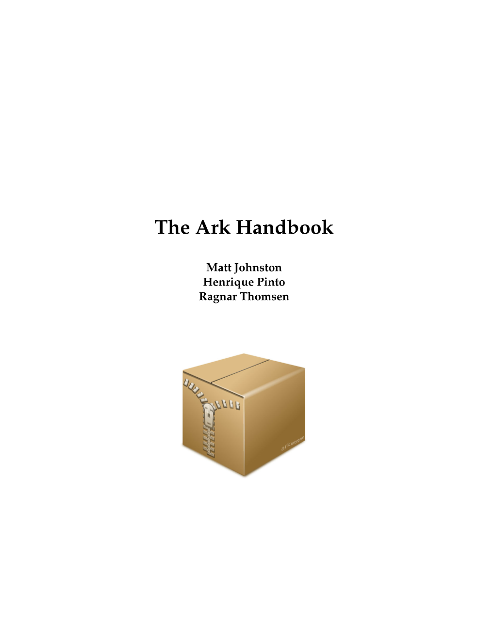 The Ark Handbook