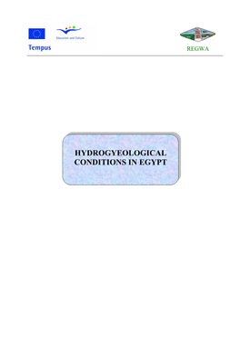 Hydrogyeological Conditions in Egypt