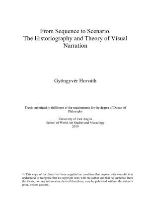 From Sequence to Scenario. the Historiography and Theory of Visual Narration